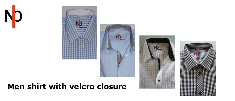 Men's Velcro Fastening Shirts